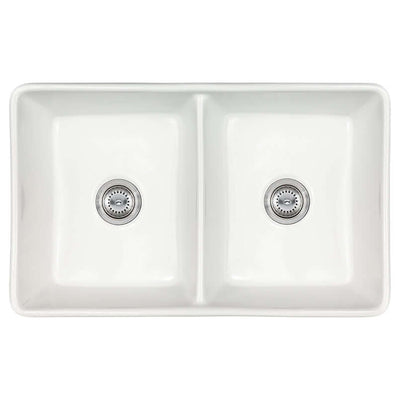 PORCELAIN FIRECLAY FARMHOUSE WITH APRON DB WHITE-3220 Floor or Wall Tile - Shop at Home Craft Studio - 4