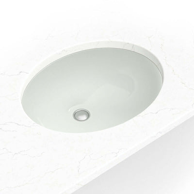 PORCELAIN VANITY BISQUE OVAL  1714 Wall Tile - Shop at Home Craft Studio - 1