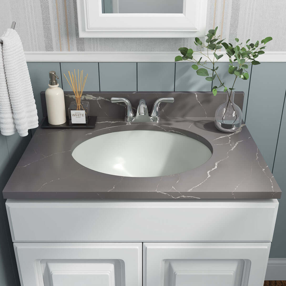 PORCELAIN VANITY BISQUE OVAL  1714 Wall Tile - Shop at Home Craft Studio - 2