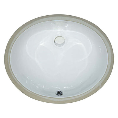 PORCELAIN VANITY OVAL WHITE-1512 Wall Tile - Shop at Home Craft Studio - 2