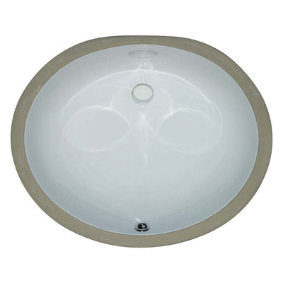 PORCELAIN VANITY OVAL WHITE-1714 Wall Tile - Shop at Home Craft Studio - 2
