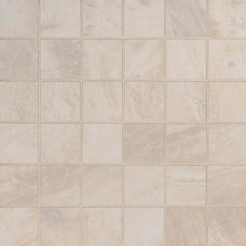 PRAIA CREMA 2X2 MOSAIC Floor or Wall Tile, Mosaic, Trims & Pencils - Shop at Home Craft Studio - 1