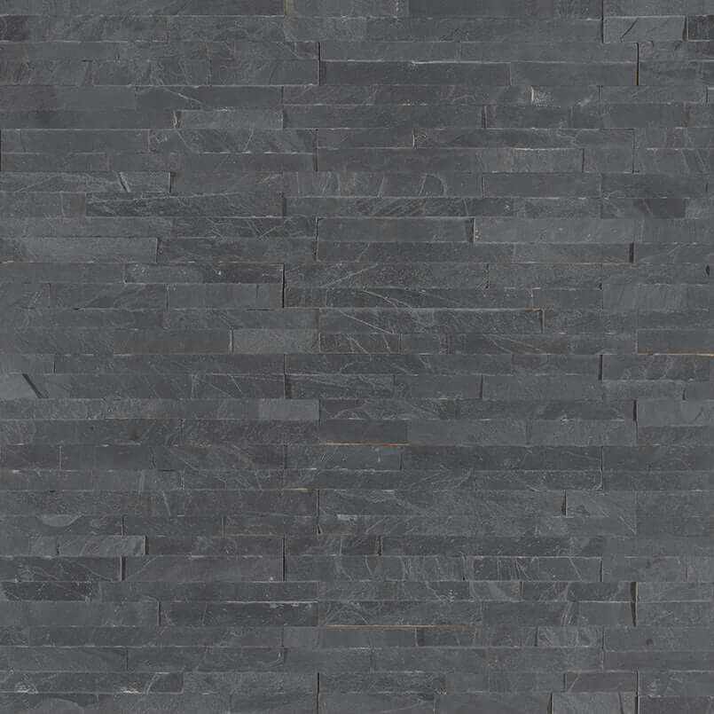 PREMIUM BLACK MINI PANEL Stacked Stone Panels - Shop at Home Craft Studio - 1