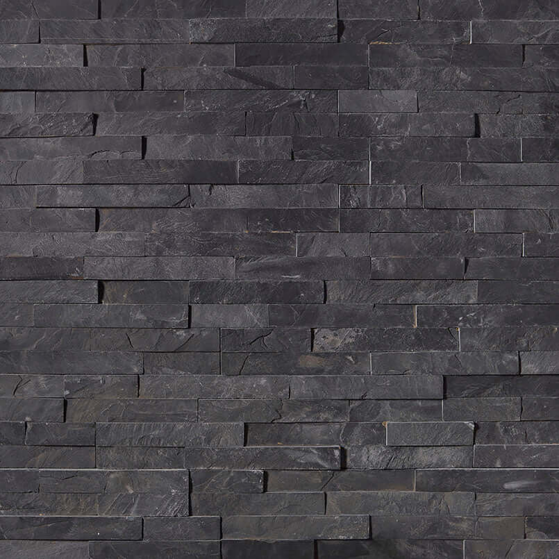 PREMIUM BLACK SLATE LEDGER CORNER Stacked Stone - Shop at Home Craft Studio - 2