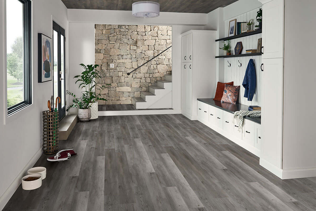PRESCOTT KATELLA ASH 7x48 Luxury Vinyl Plank Flooring - Shop at Home Craft Studio - 6