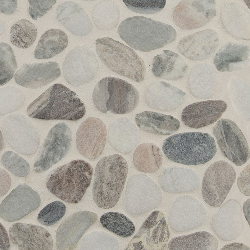 PUEBLA GREIGE PEBBLE Mosaic, Floor or Wall Tile - Shop at Home Craft Studio - 1