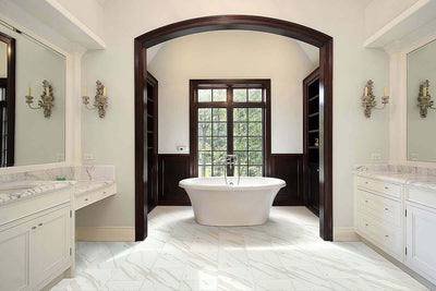 Pietra Calacatta 12X24 Matte Floor or Wall Tile - Shop at Home Craft Studio - 8