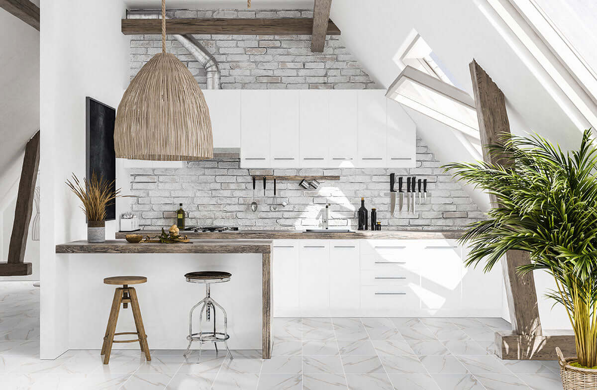 Pietra Calacatta 12X24 Polished Floor or Wall Tile - Shop at Home Craft Studio - 10