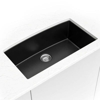 QUARTZ BLACK SINGLE BOWL 3219 Kitchen Sinks - Shop at Home Craft Studio - 1