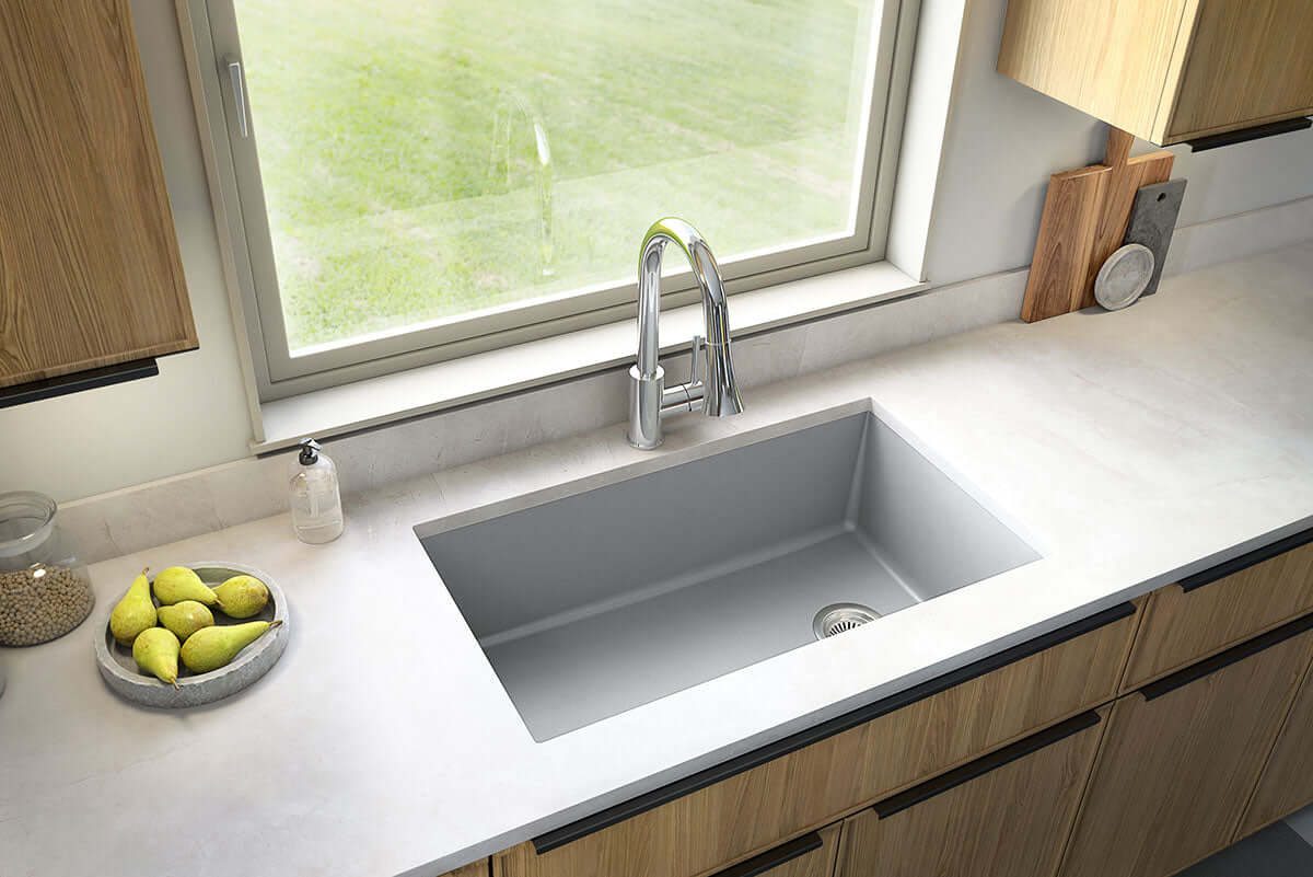 QUARTZ GRAY  STRAIGHT SINGLE BOWL 3119 Kitchen Sinks - Shop at Home Craft Studio - 5