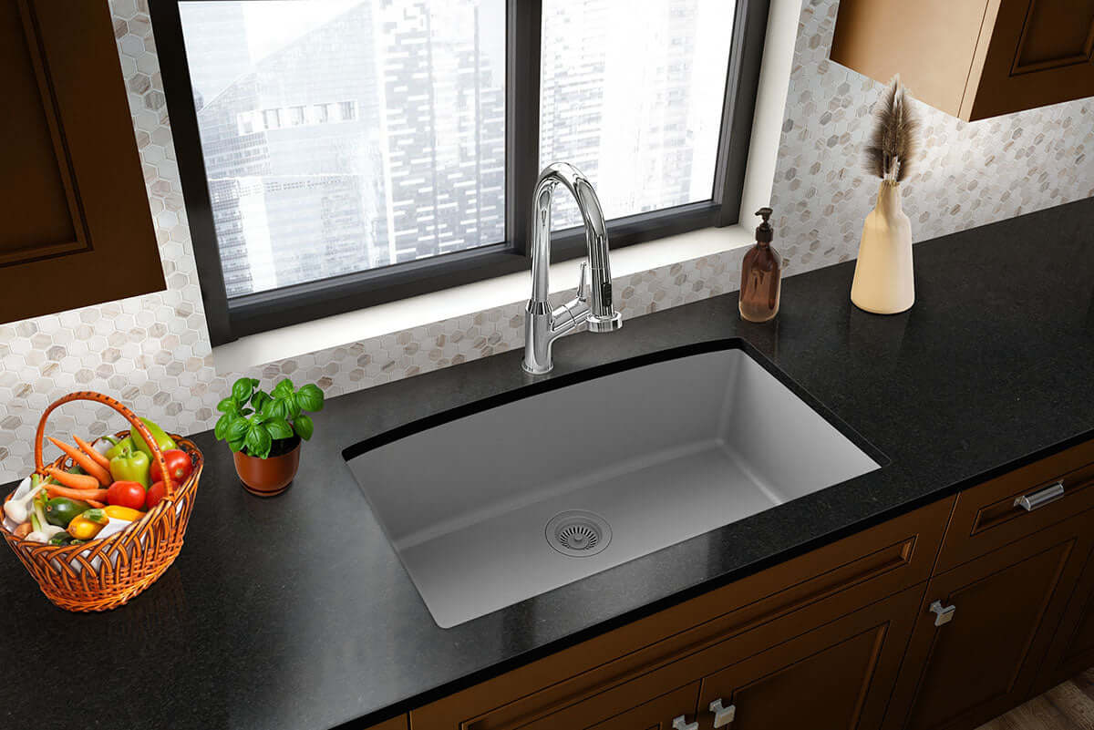 QUARTZ GREY SINGLE BOWL 3219 Kitchen Sinks - Shop at Home Craft Studio - 6