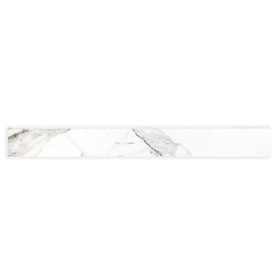 REGALLO CALACATTA ISLA 3X24 BULLNOSE POLISHED Bullnose, Finishing Pieces - Shop at Home Craft Studio - 1