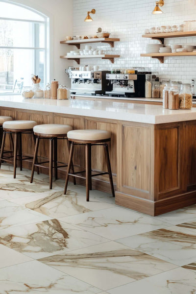 REGALLO CALACATTA MARBELLA 12X24 POLISHED Floor or Wall Tile, Bullnose, Mosaic - Shop at Home Craft Studio - 5