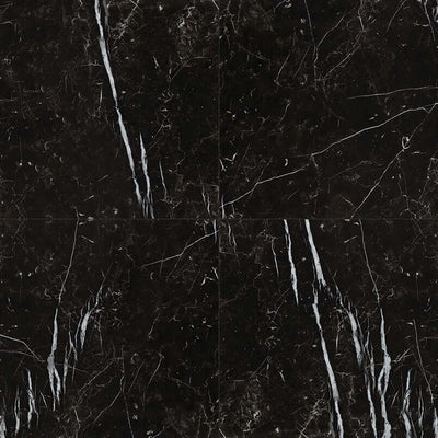 REGALLO MARQUINA NOIR 24X24 MATTE Floor or Wall Tile, Mosaic, Bullnose - Shop at Home Craft Studio - 1