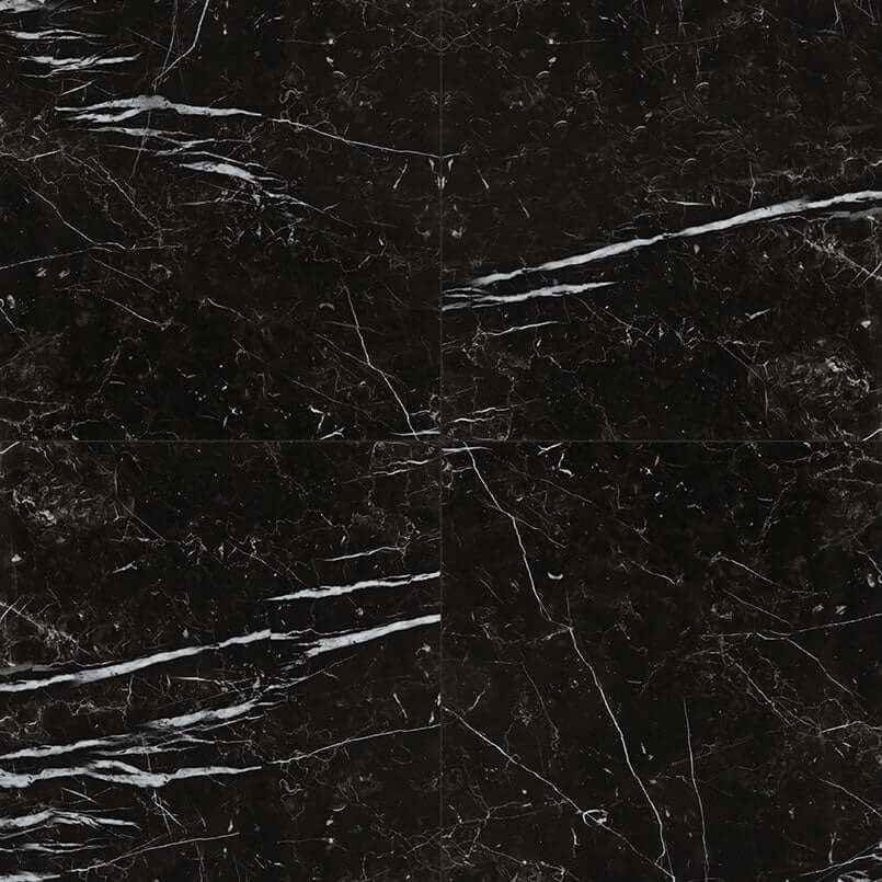 REGALLO MARQUINA NOIR 24X24 POLISHED Floor or Wall Tile - Shop at Home Craft Studio - 1