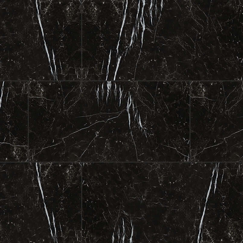 REGALLO MARQUINA NOIR 24X48 POLISHED Floor or Wall Tile - Shop at Home Craft Studio - 1