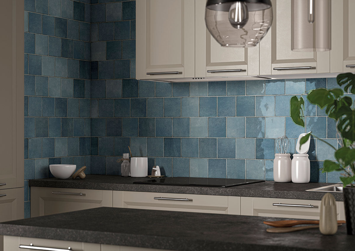 RENZO DENIM 5X5 GLOSSY Wall Tile - Shop at Home Craft Studio - 5