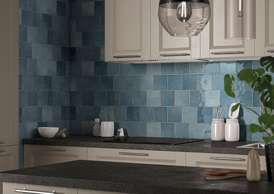 RENZO DENIM 5X5 GLOSSY Wall Tile - Shop at Home Craft Studio - 5