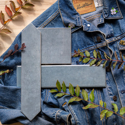 RENZO DENIM 5X5 GLOSSY Wall Tile - Shop at Home Craft Studio - 8