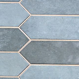 RENZO DENIM PICKETT 2.5X13 GLOSSY Wall Tile - Shop at Home Craft Studio - 5