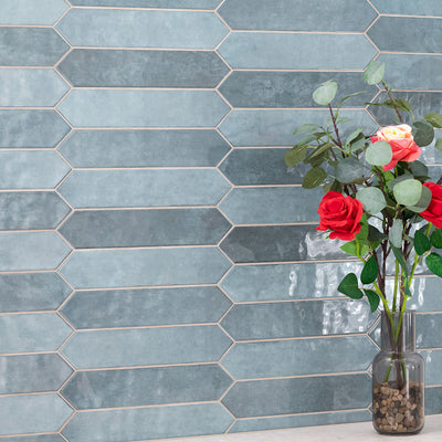 RENZO DENIM PICKETT 2.5X13 GLOSSY Wall Tile - Shop at Home Craft Studio - 7
