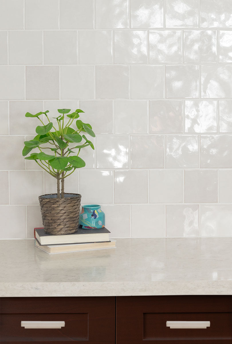 RENZO DOVE 5X5 GLOSSY Ceramic Wall Tile - Shop at Home Craft Studio - 13