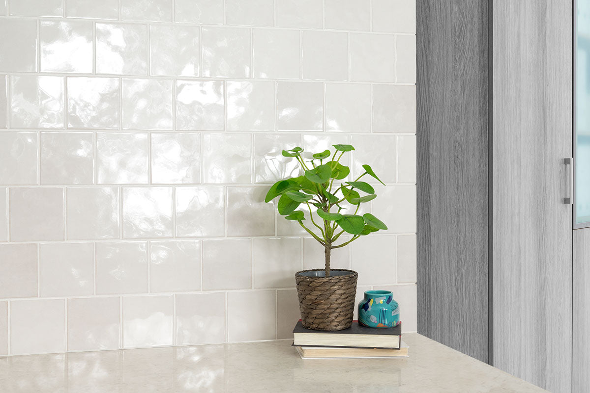 RENZO DOVE 5X5 GLOSSY Ceramic Wall Tile - Shop at Home Craft Studio - 14