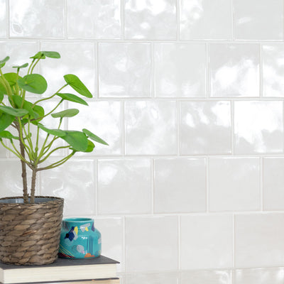 RENZO DOVE 5X5 GLOSSY Ceramic Wall Tile - Shop at Home Craft Studio - 17