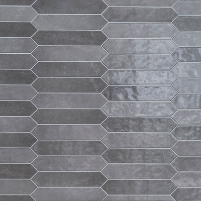 RENZO STORM PICKETT 2.5X13 GLOSSY Ceramic Picket Tile - Shop at Home Craft Studio - 4