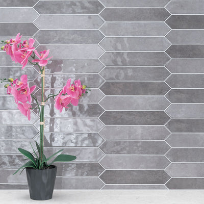 RENZO STORM PICKETT 2.5X13 GLOSSY Ceramic Picket Tile - Shop at Home Craft Studio - 7