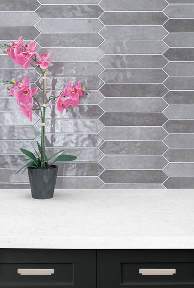 RENZO STORM PICKETT 2.5X13 GLOSSY Ceramic Picket Tile - Shop at Home Craft Studio - 9