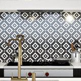 RHOMBIX NERO Mosaic, Floor or Wall Tile - Shop at Home Craft Studio - 3
