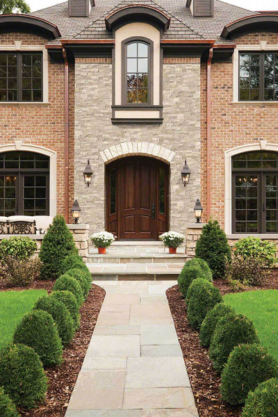 Roman Beige Ledger Corner Stacked Stone Panels - Shop at Home Craft Studio - 10