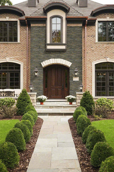 Rustic Gold Ledger Corner Stacked Stone Panels - Shop at Home Craft Studio - 5
