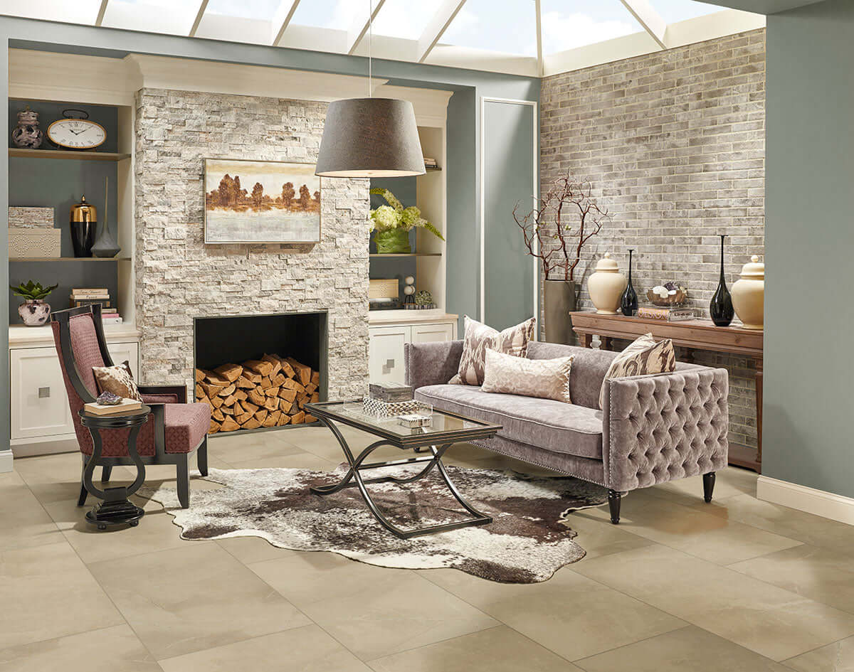 SANDE CREAM 12X24 POLISHED Floor or Wall Tile - Shop at Home Craft Studio - 10