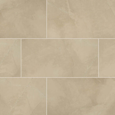 SANDE CREAM 24X48 POLISHED Floor or Wall Tile - Shop at Home Craft Studio - 1