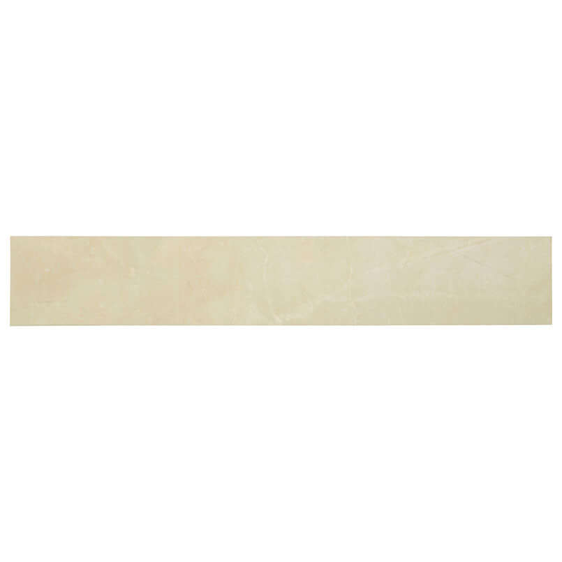 SANDE CREAM 3X18 BULLNOSE MATTE Bullnose, Finishing Pieces - Shop at Home Craft Studio - 1