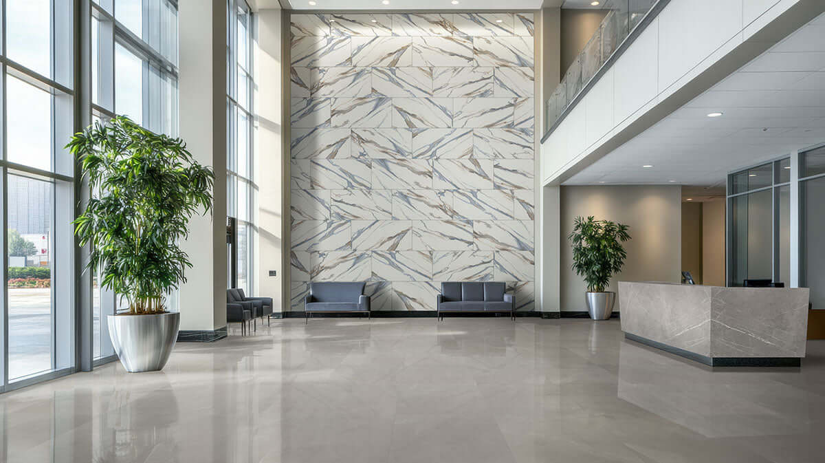 SANDE GREY 12X24 MATTE Floor or Wall Tile - Shop at Home Craft Studio - 5