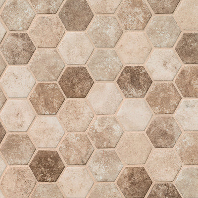 SANDHILLS HEXAGON Mosaic, Floor or Wall Tile - Shop at Home Craft Studio - 1