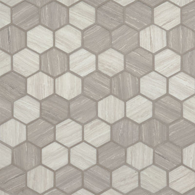 SILVA OAK 2 HEXAGON Mosaic - Shop at Home Craft Studio - 1