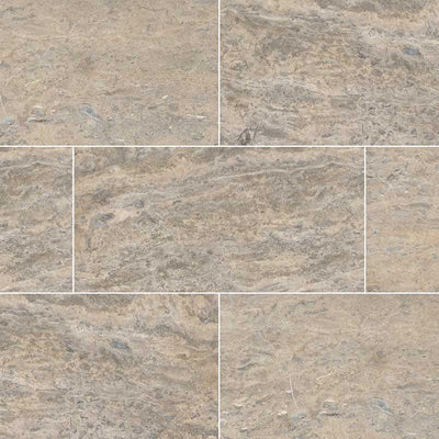 SILVER VEIN CUT 12X24 Travertine Tile - Shop at Home Craft Studio - 3