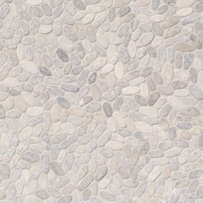 SLICED ASH PEBBLES MESH BACKED Mosaic, Wall Tile, Floor or Wall Tile - Shop at Home Craft Studio - 1
