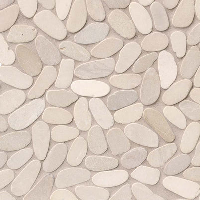 SLICED EARTH PEBBLES MESH BACKED Mosaic, Floor or Wall Tile - Shop at Home Craft Studio - 1