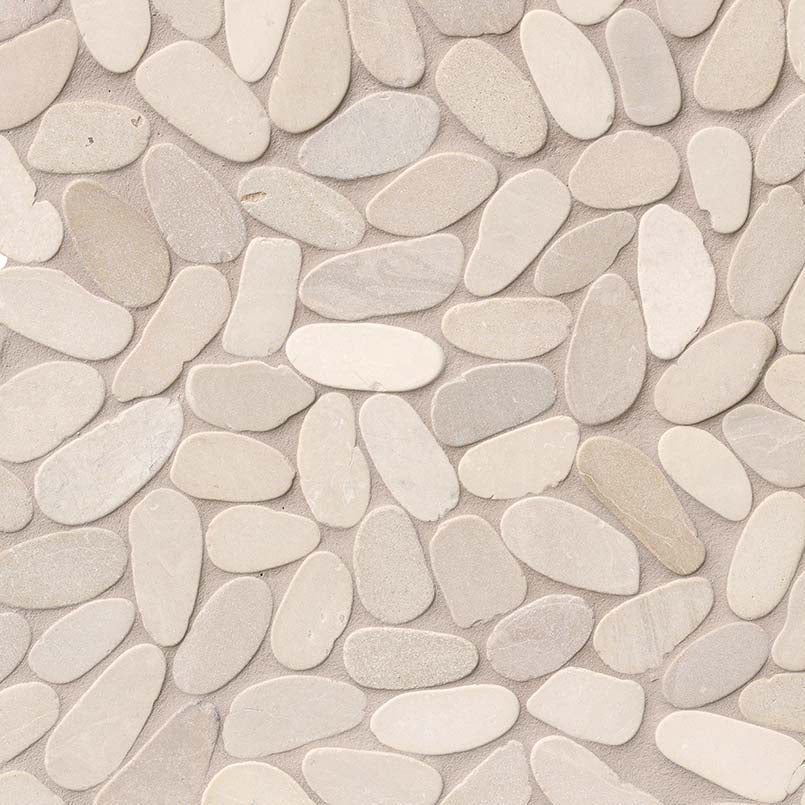 SLICED EARTH PEBBLES MESH BACKED Mosaic, Floor or Wall Tile - Shop at Home Craft Studio - 1