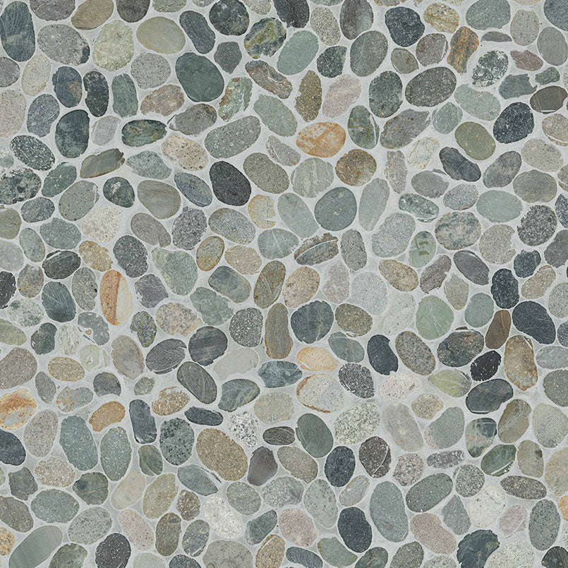 SLICED RAINFOREST PEBBLE Mosaic, Floor or Wall Tile - Shop at Home Craft Studio - 3