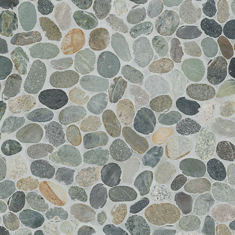 SLICED RAINFOREST PEBBLE Mosaic, Floor or Wall Tile - Shop at Home Craft Studio - 4