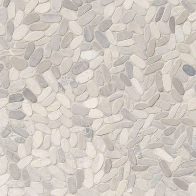 SLICED TRUFFLE PEBBLES MESH BACKED Mosaic, Floor or Wall Tile - Shop at Home Craft Studio - 1