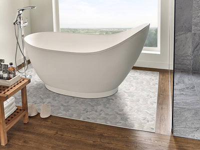 SLICED TRUFFLE PEBBLES MESH BACKED Mosaic, Floor or Wall Tile - Shop at Home Craft Studio - 4
