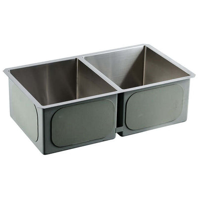 SS 16 GAU HANDCRAFTED DOUBLE BOWL 50/50-3219 Kitchen Sinks - Shop at Home Craft Studio - 5
