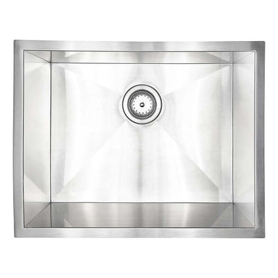 SS 16 GAU HANDCRAFTED SINGLE BOWL-2318 Kitchen Sinks - Shop at Home Craft Studio - 2